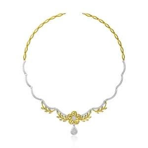 Diamond Necklace 18K Gold
